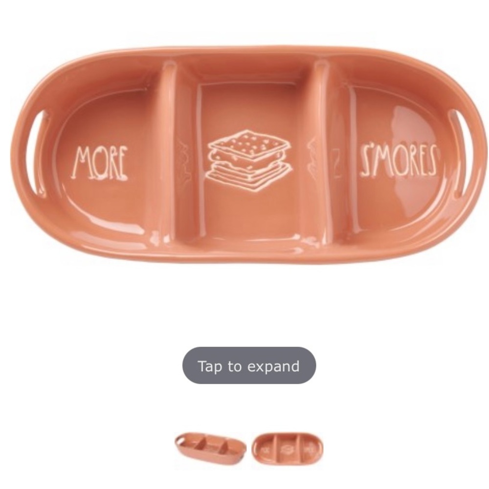 Rae Dunn s’more’s serving tray/plate